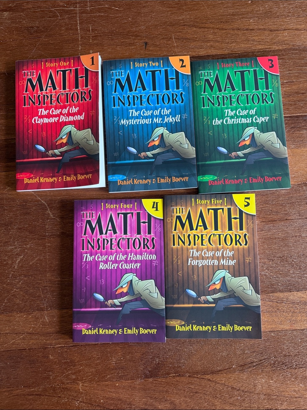 The Math Inspectors Complete Book Set 1‑5 Kids Math Mystery Chapter Books